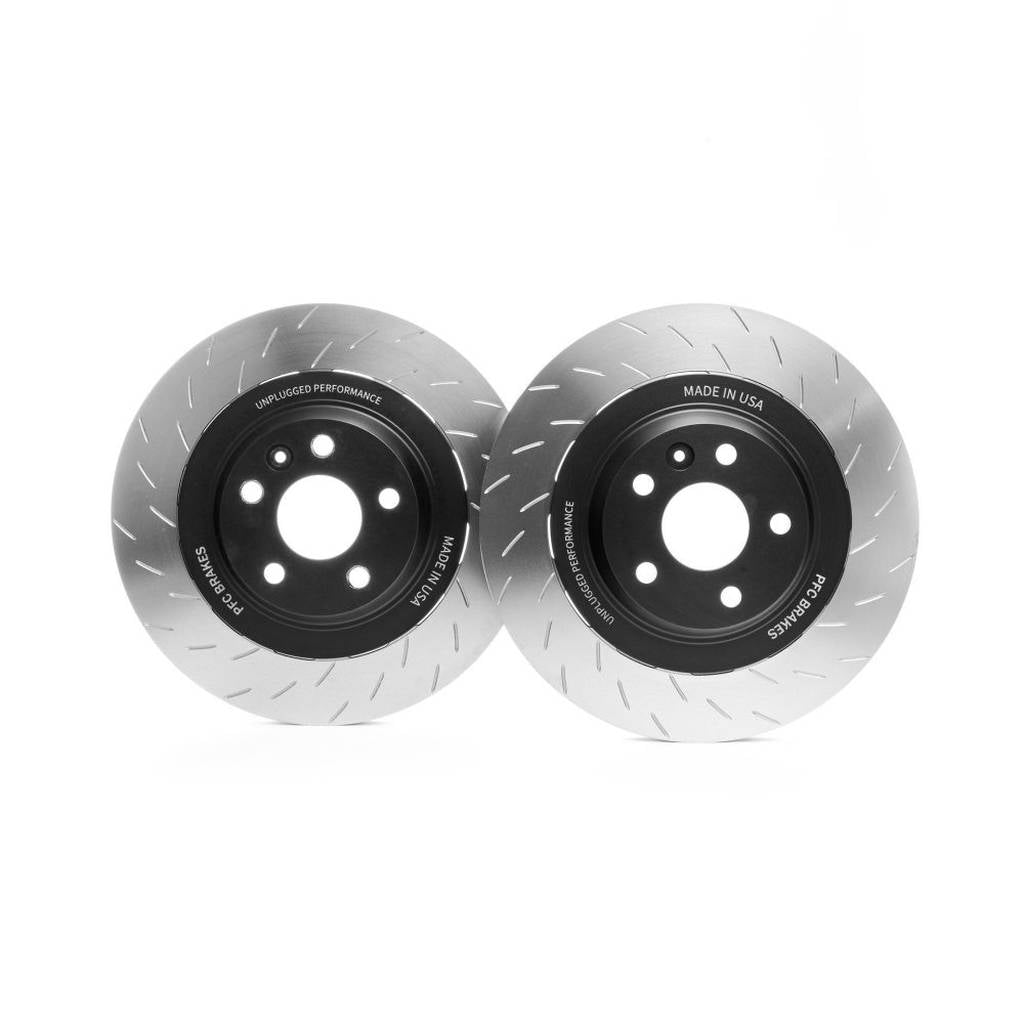 UNPLUGGED PERFORMANCE UP-MSMX2-117-1.1 Rear Set - UP x PFC Racing/Competition Brake Pads (For Large Sweep UP Rotors) PFC Part #: 5004.11.15.54 for TESLA Model S2 / X2 2021+ Photo-11
