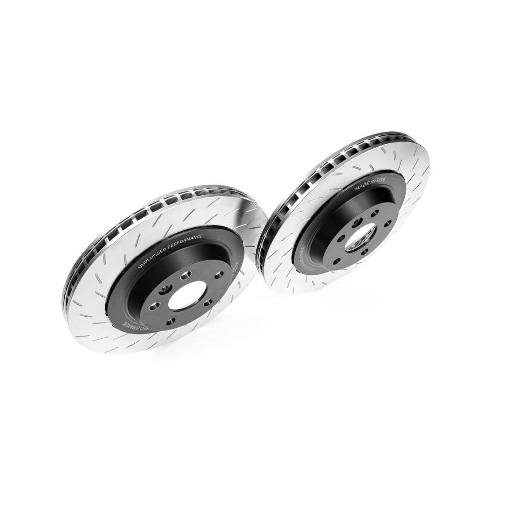 UNPLUGGED PERFORMANCE UP-MSMX2-117-1.1 Rear Set - UP x PFC Racing/Competition Brake Pads (For Large Sweep UP Rotors) PFC Part #: 5004.11.15.54 for TESLA Model S2 / X2 2021+ Photo-12
