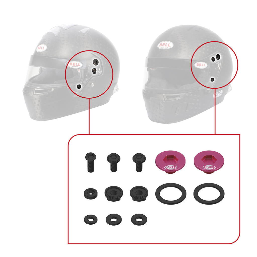 BELL 2020072 SV (SE06) Pivot kit & Screws, blue Photo-6