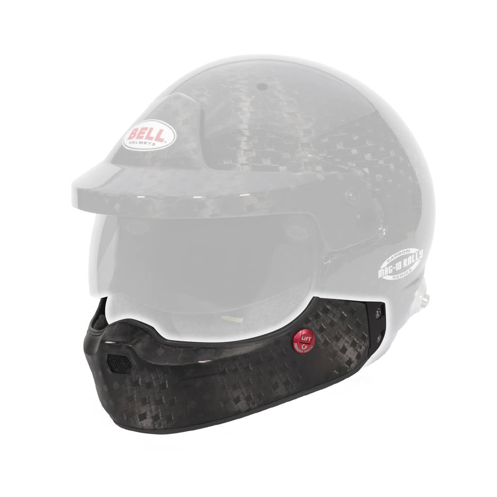 BELL 2081823 Full chin bar kit for HP10/HP10 RALLY helmet, matte carbon Photo-2