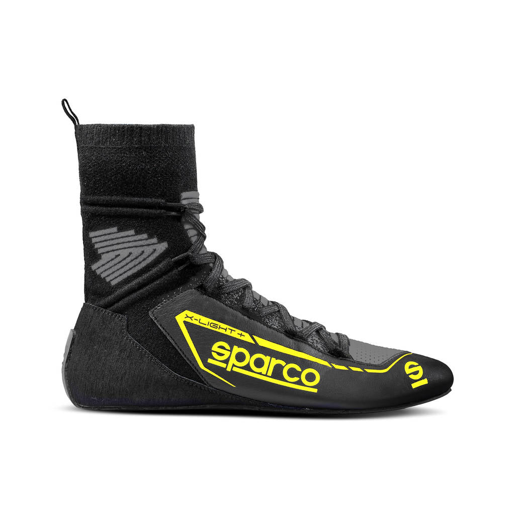 SPARCO 00127846NRGF X-LIGHT+ Racing shoes, FIA 8856-2018, black/yellow, size 46 Photo-0