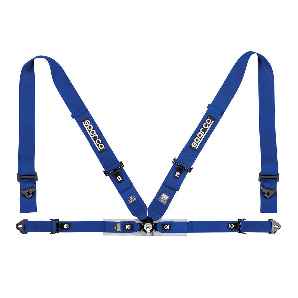 SPARCO 04716M1AZ Harness belts SPORT H-4, 4 points, FIA 8854-1998, 3+2", blue Photo-0