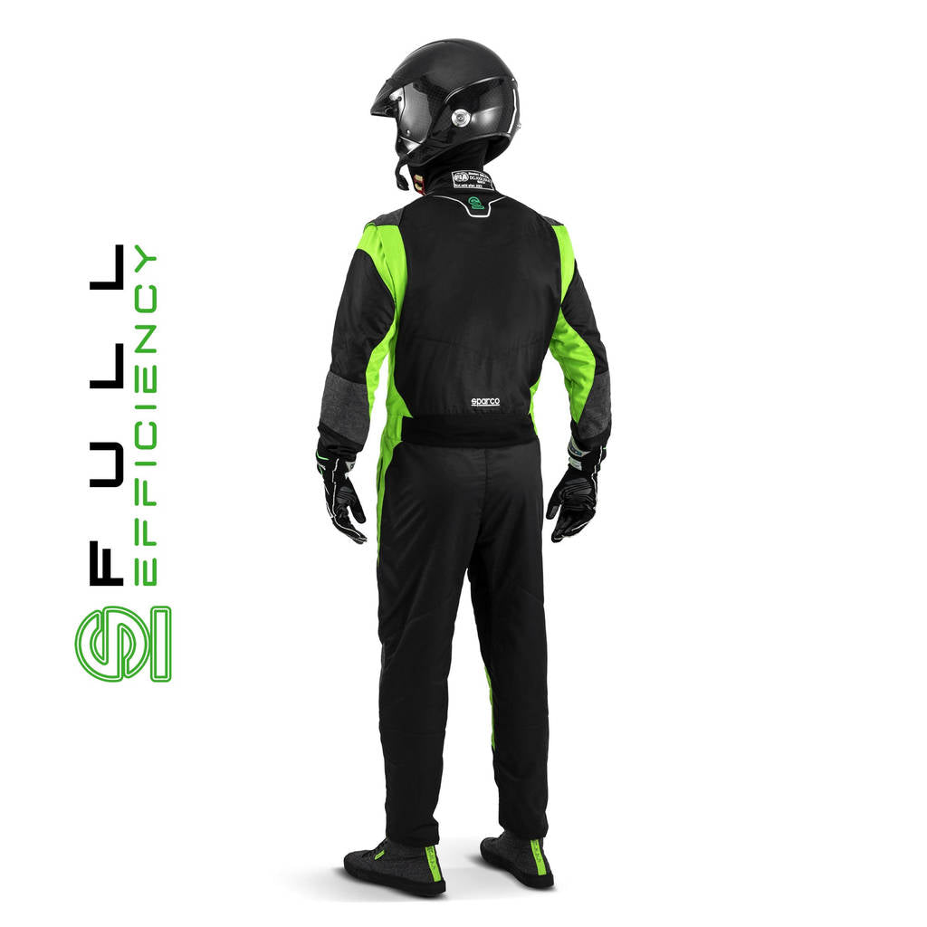 SPARCO 00115564NRVF FUTURA Racing suit, FIA 8856-2018, black/green, size 64 Photo-1
