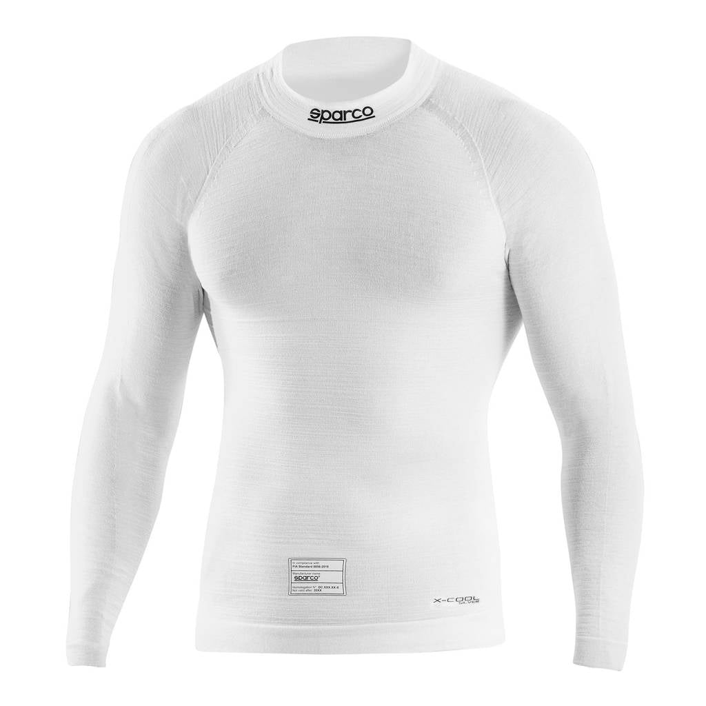SPARCO 001789MBO2M Racing Top underwear RW-11 EVO, FIA 8856-2018, white, size M Photo-0