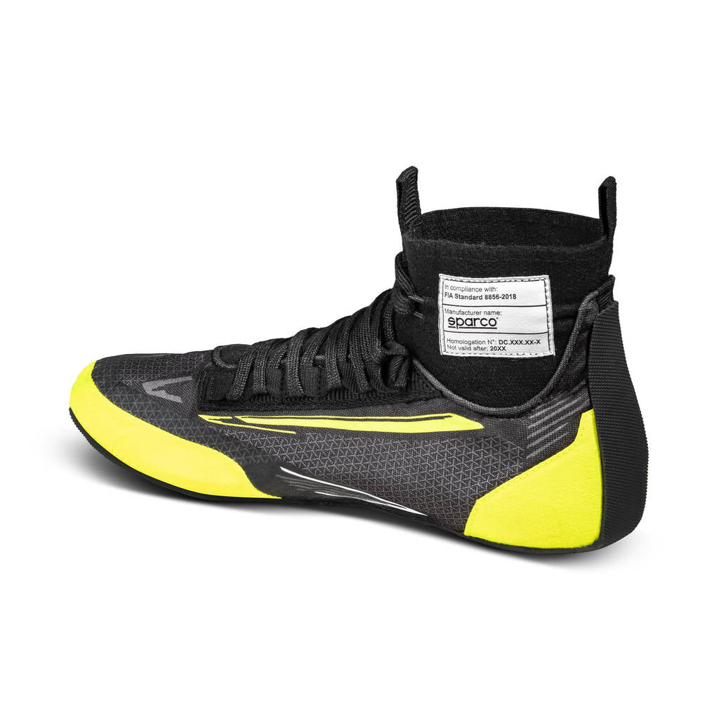 SPARCO 0012A346NRGF SUPERLEGGERA (Fabric) Racing shoes, FIA 8856/2018, black/yellow, size 46 Photo-2