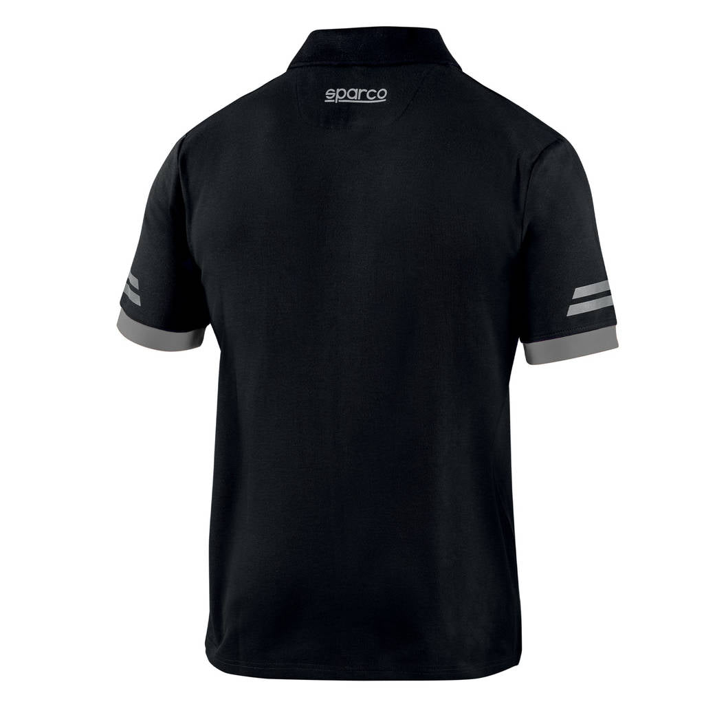 SPARCO 02415NRGS1S TECH Polo, black/grey, size S Photo-1