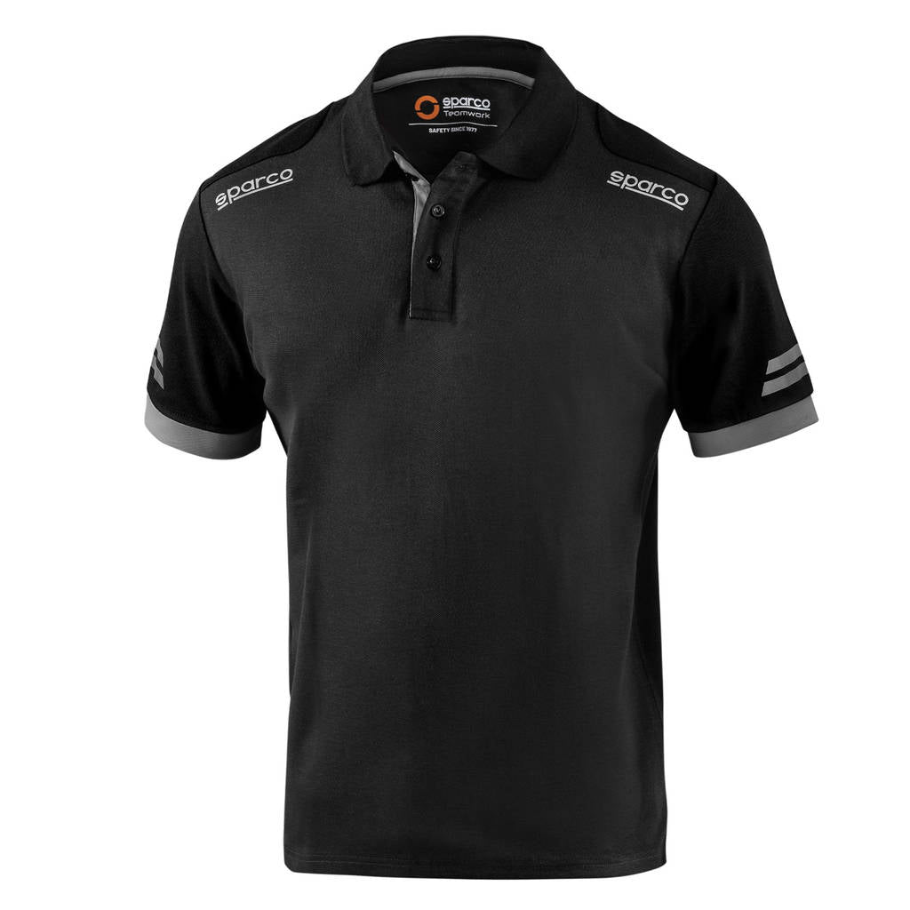 SPARCO 02415NRGS2M TECH Polo, black/grey, size M Photo-0
