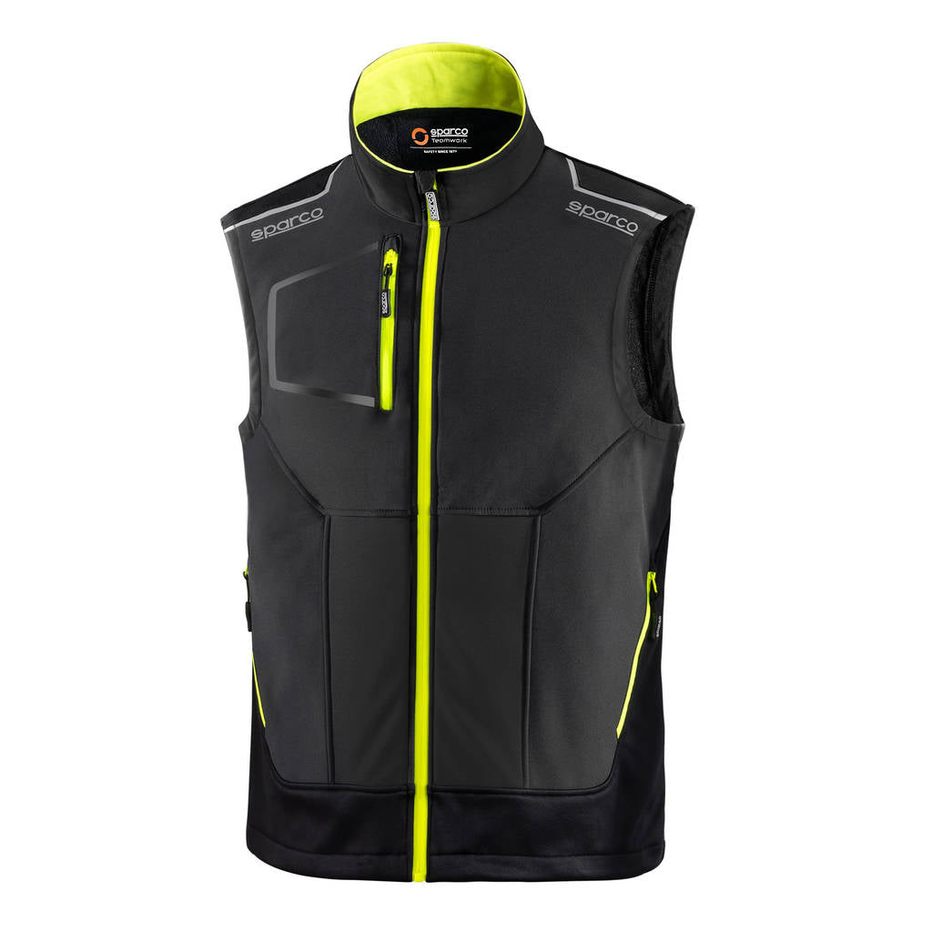 SPARCO 02419GSGF4XL TECH Light Vest, grey/yellow fluo, size XL Photo-0