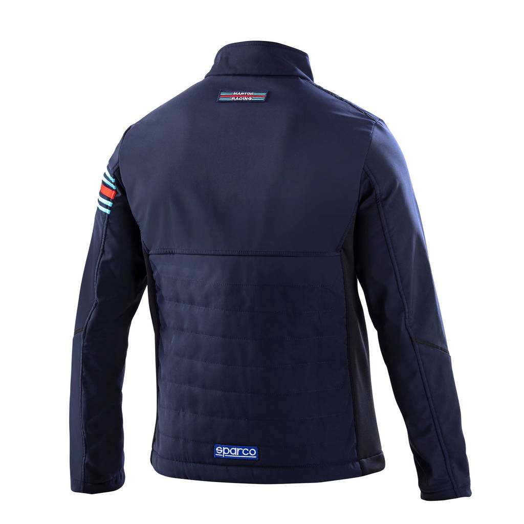SPARCO 01363MRBM3L SOFT SHELL MARTINI RACING Jacket, navy blue, size L Photo-1