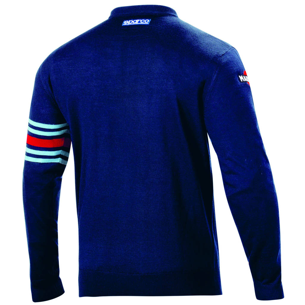 SPARCO 01350MRBM6XXXL Cotton CREWNECK SWEATSHIRT MARTINI RACING, navy blue, size XXXL Photo-2