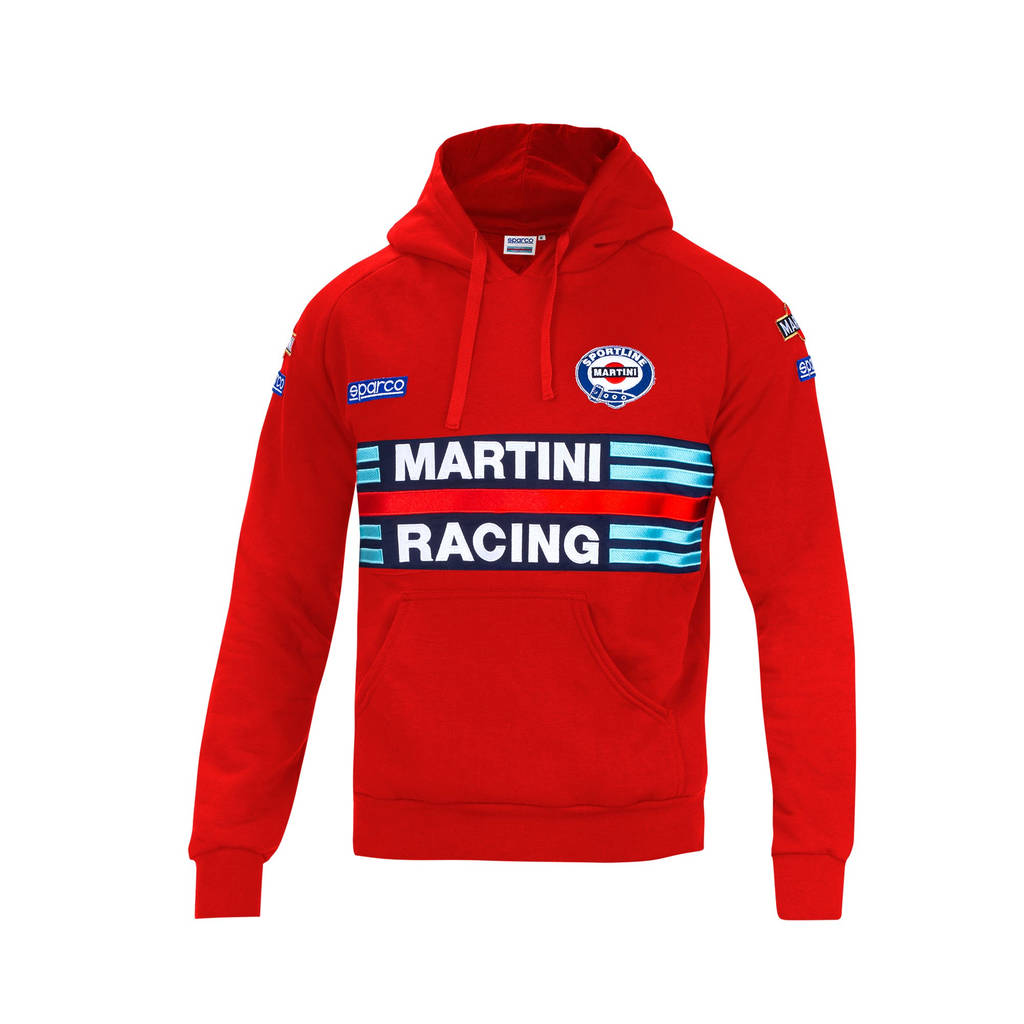 SPARCO 01279MRRS6XXX HOODIE MARTINI RACING, red, size XXXL Photo-0