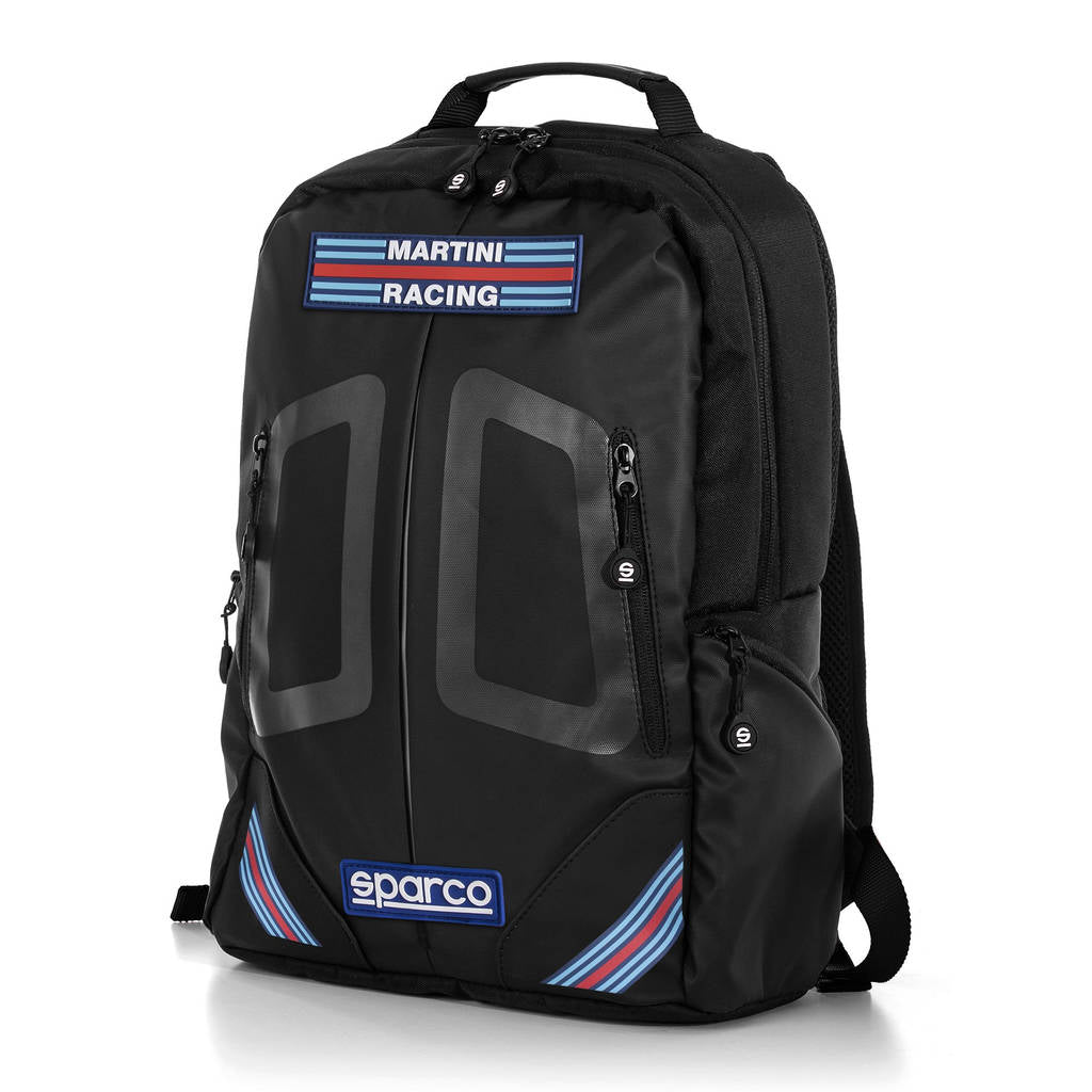 SPARCO 0164401MRNR Stage MARTINI RACING MY23 Backpack, black Photo-0