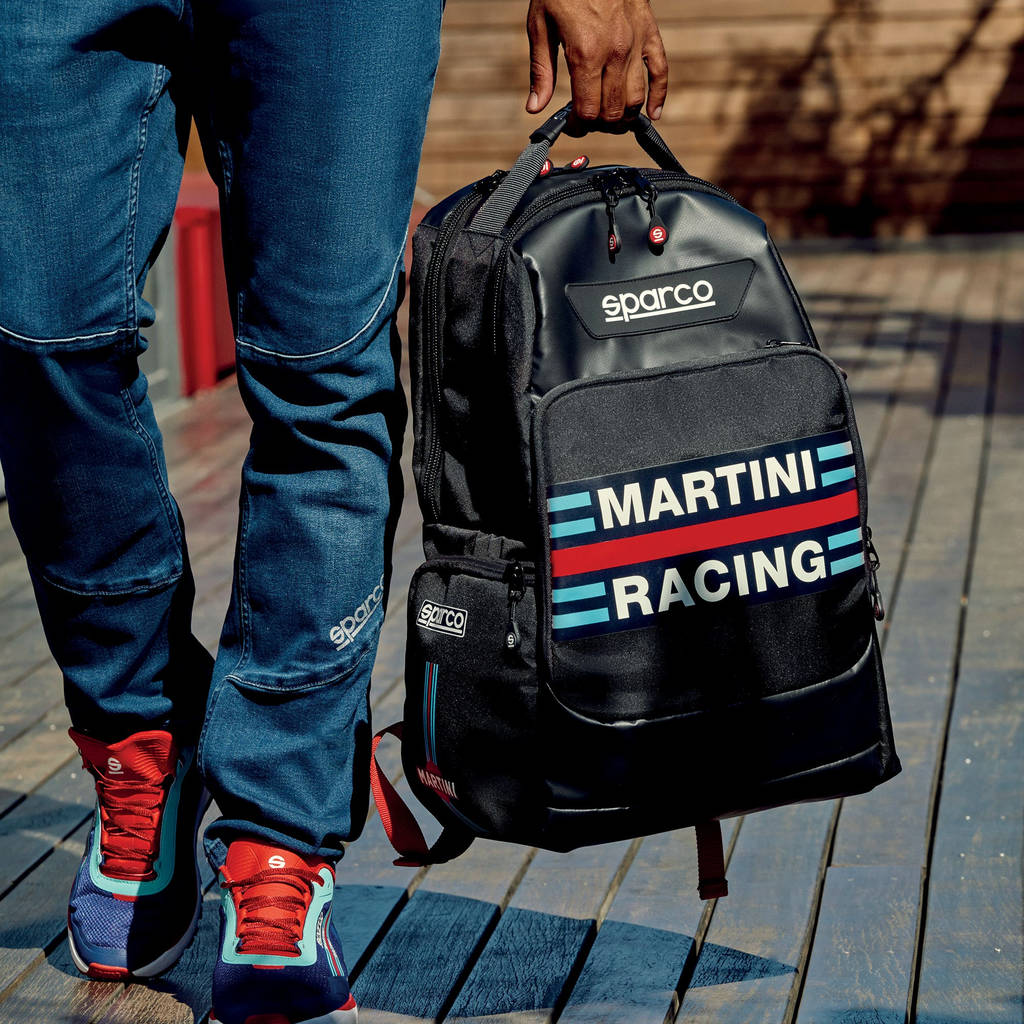 SPARCO 016445MRNR Superstage MARTINI RACING Backpack, black Photo-2