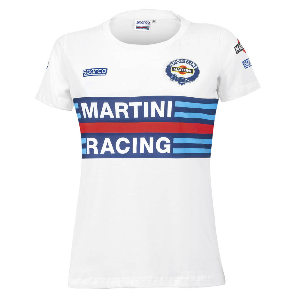 SPARCO 01398MRBI3L T-shirt MARTINI RACING Lady, white, size L Photo-0