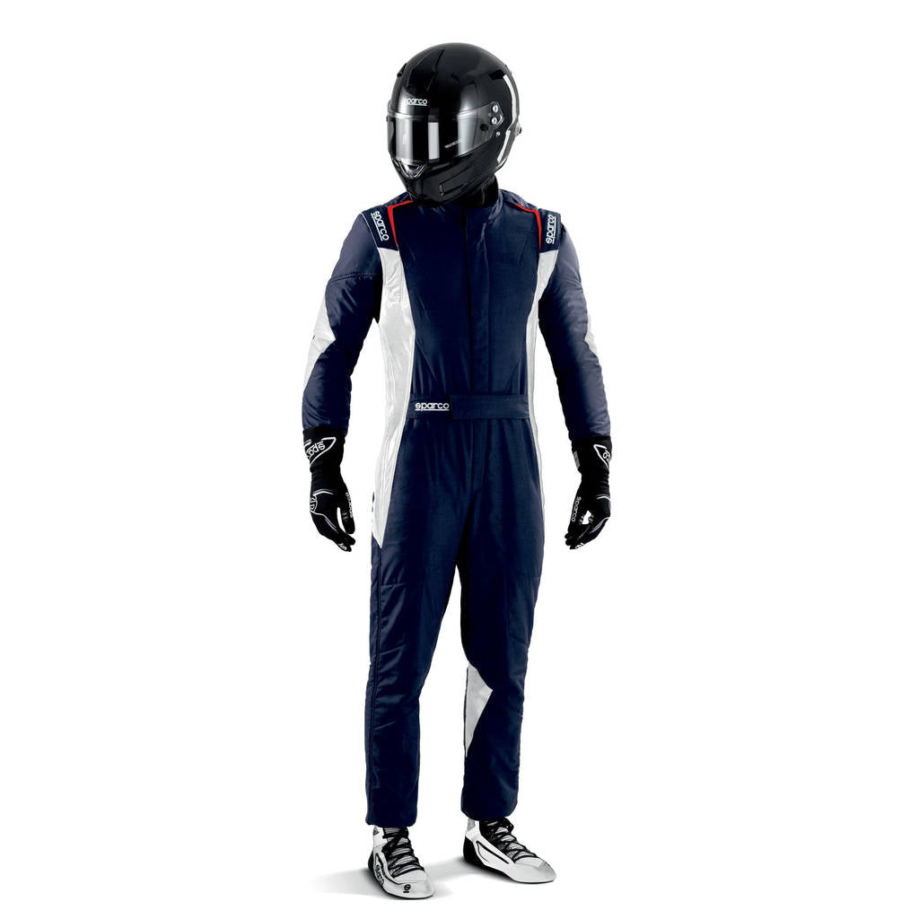 SPARCO 00114248BMBI Racing suit SUPERLEGGERA R564, FIA 8856-2018, navy blue/white, size 48 Photo-1