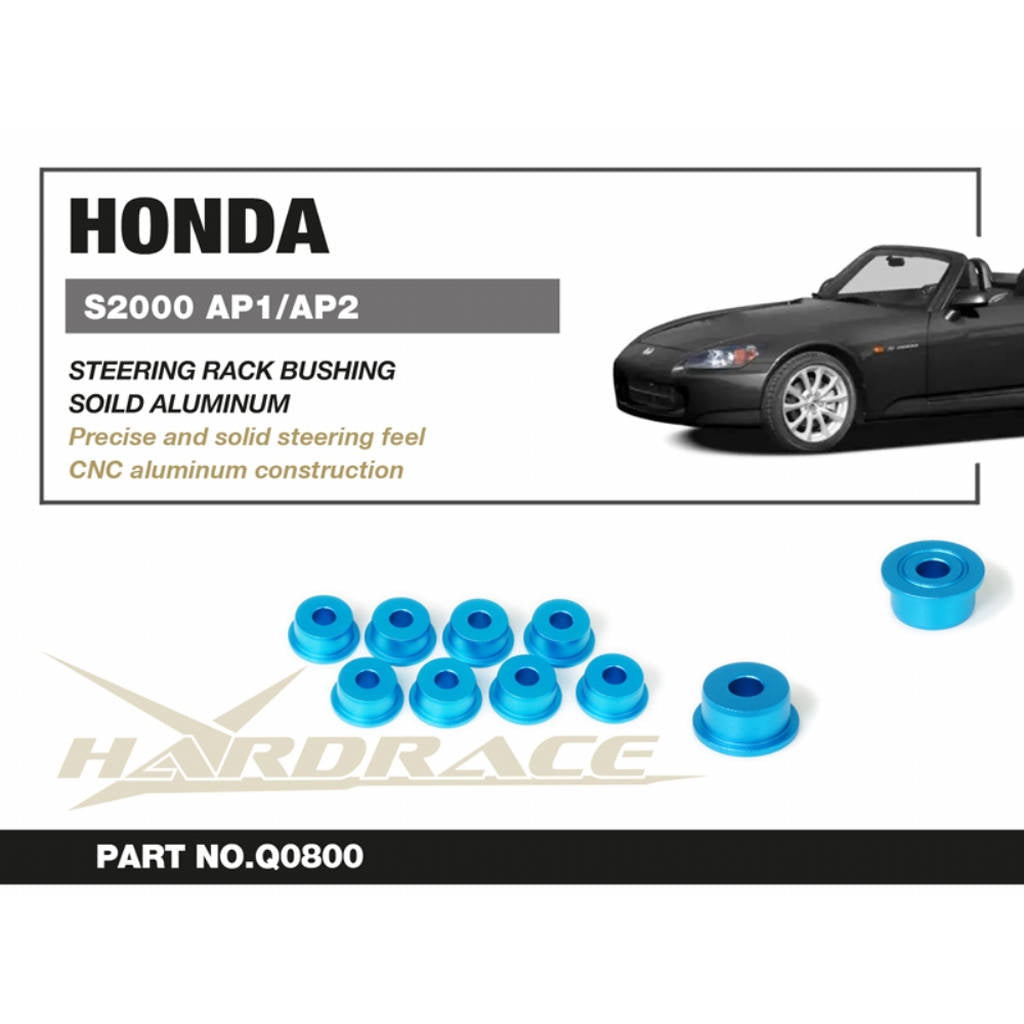 HARDRACE Q0800 Steering Rack Bushing for HONDA S2000 AP1/AP2, 8 pcs/set Photo-1