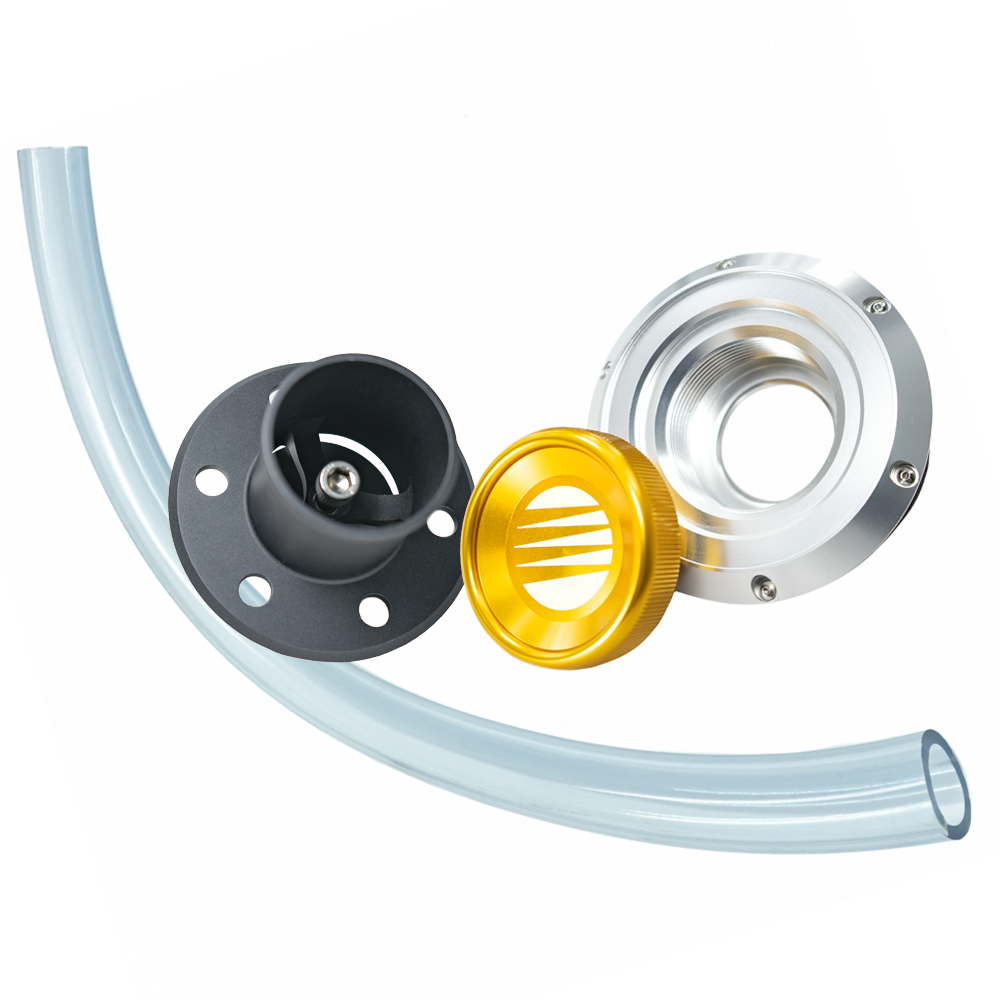 FUELAB 63712 Remote Fuel Fill Kit with Cap Photo-0