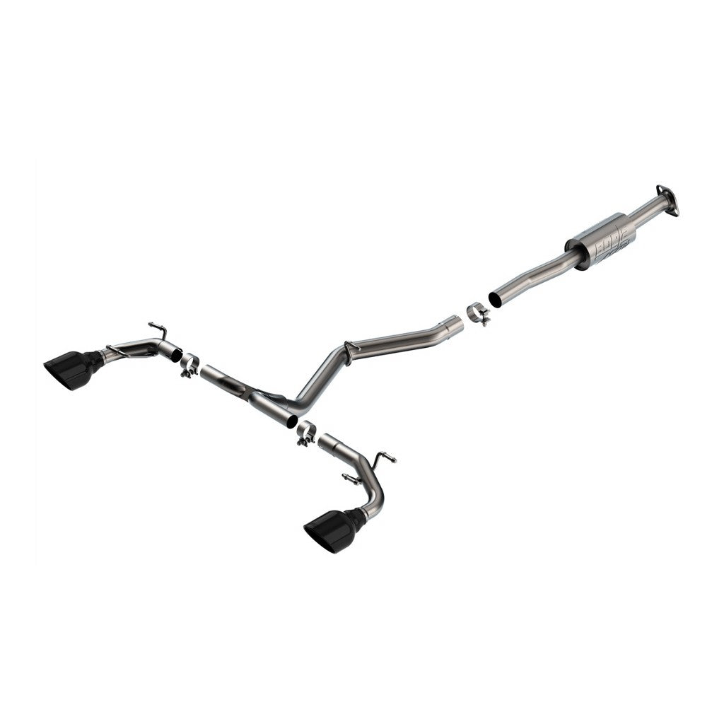 BORLA 140910BC Cat-Back Exhaust System ATAK® Black Chrome for SUBARU BRZ, TOYOTA GR 86 2022 Photo-0