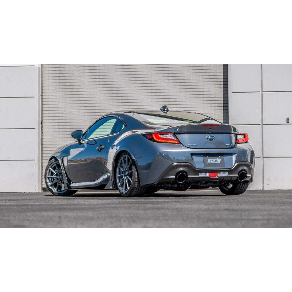 BORLA 140910BC Cat-Back Exhaust System ATAK® Black Chrome for SUBARU BRZ, TOYOTA GR 86 2022 Photo-1