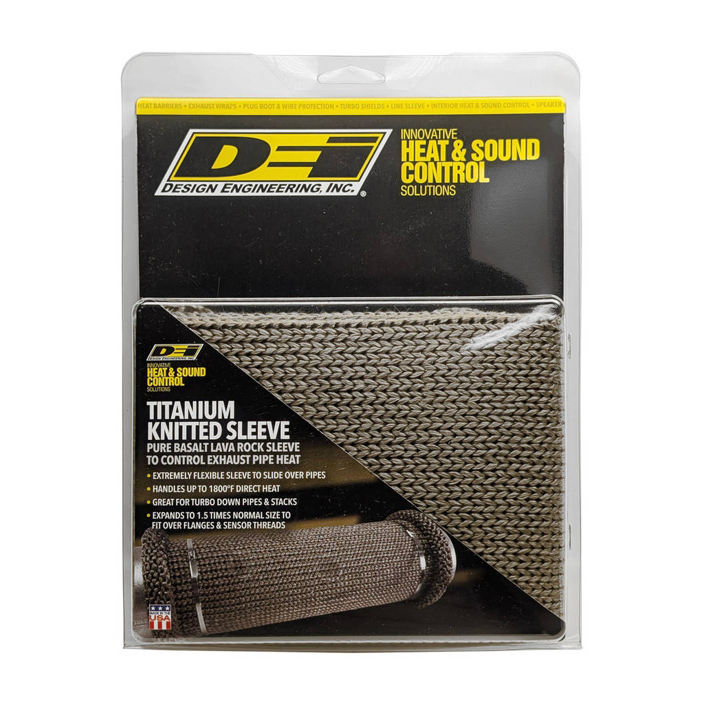 DEI 10048 Titanium Knit Exhaust Sleeve 4" x 36" Photo-1