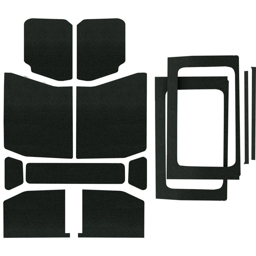 DEI 50178 Black Original Finish Complete Kit for JEEP Wrangler JL 4-Door Photo-0