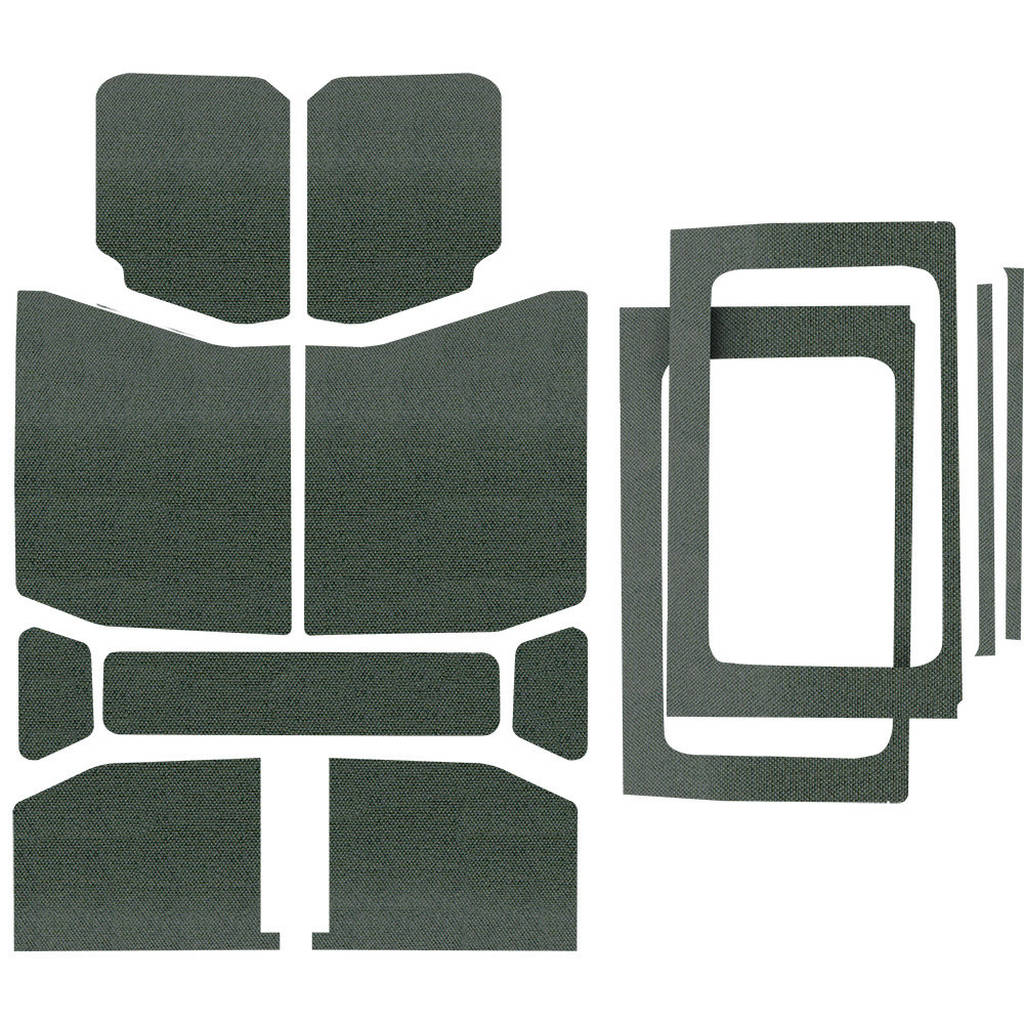DEI 50179 Gray Original Finish Complete Kit for JEEP Wrangler JL 4-Door Photo-0