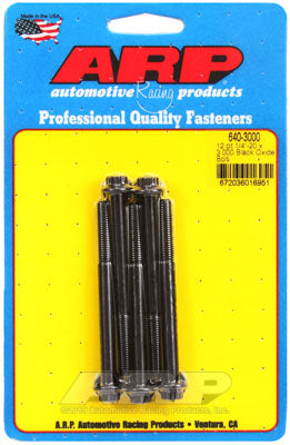 ARP 640-3000 SAE Bolt Kit 1/4-20 x 3.000 12pt black oxide bolts Photo-0