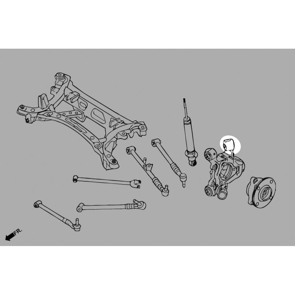 HARDRACE Q1184 Rear knuckle bush - to upper rear arm (pillow ball) 2 psc/set for MAZDA MX-5 Miata ND 2015 Photo-4
