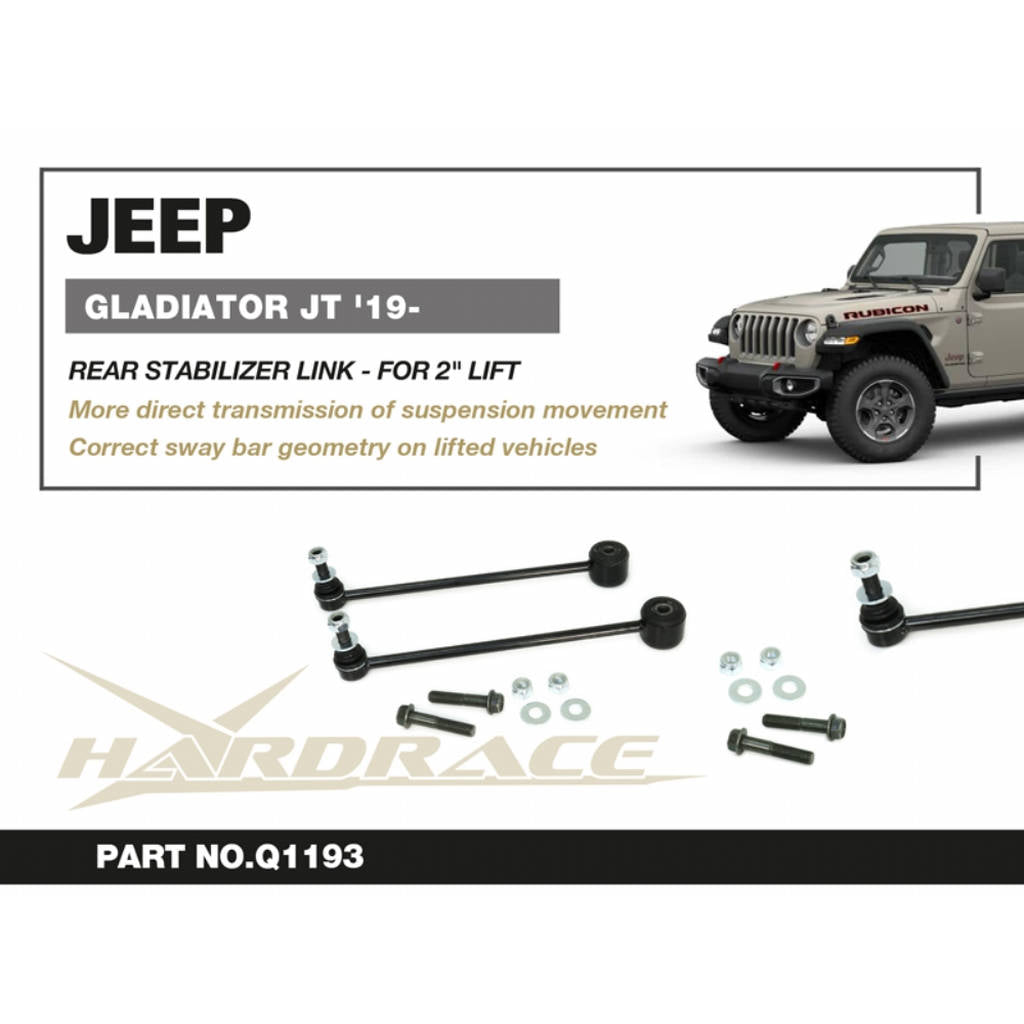 HARDRACE Q1193 Rear Stabilizer Link - Lift 2 Inches 2PCS/SET for JEEP Gladiator JT 2019 Photo-1