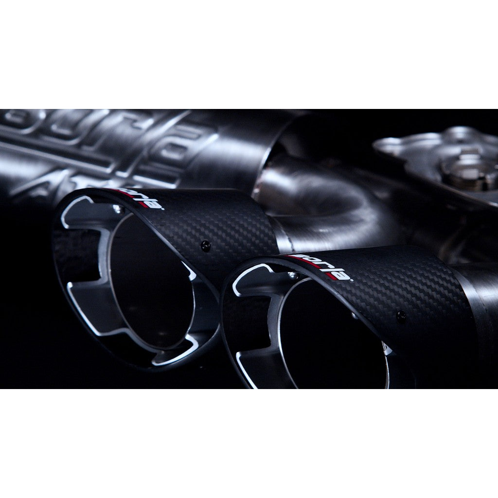 BORLA 140841CF Exhaust System Cat-Back ATAK Brushed T-304 Stainless Steel for CHEVROLET Corvette Stingray 2020-2023 Photo-1