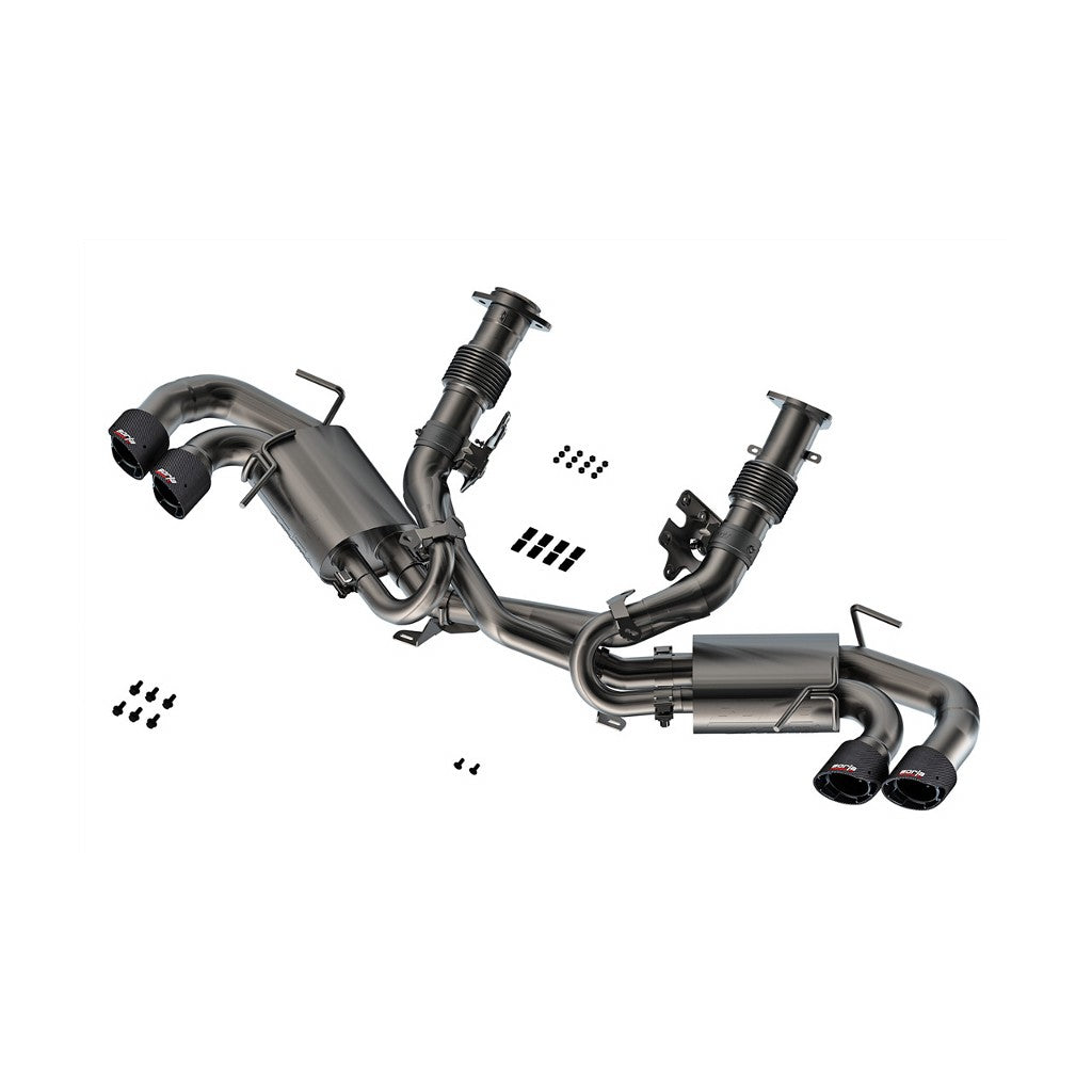 BORLA 140841CF Exhaust System Cat-Back ATAK Brushed T-304 Stainless Steel for CHEVROLET Corvette Stingray 2020-2023 Photo-2