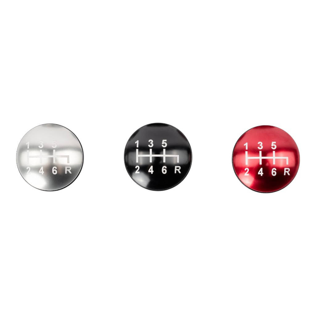 AMS AMS.50.06.0002-1 6-Speed Billet Shift Knob (incl. Red, Black, Silver Caps) for SUBARU WRX/STI 2004-2022 Photo-2