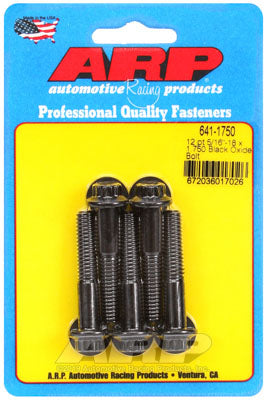 ARP 641-1750 SAE Bolt Kit 5/16-18 x 1.750 12pt black oxide bolts Photo-0