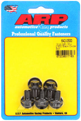 ARP 642-0500 SAE Bolt Kit 3/8-16 x 0.500 12pt black oxide bolts Photo-0