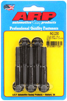ARP 642-2250 SAE Bolt Kit 3/8-16 x 2.250 12pt black oxide bolts Photo-0