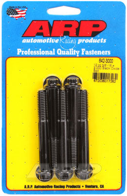 ARP 642-3000 SAE Bolt Kit 3/8-16 x 3.000 12pt black oxide bolts Photo-0