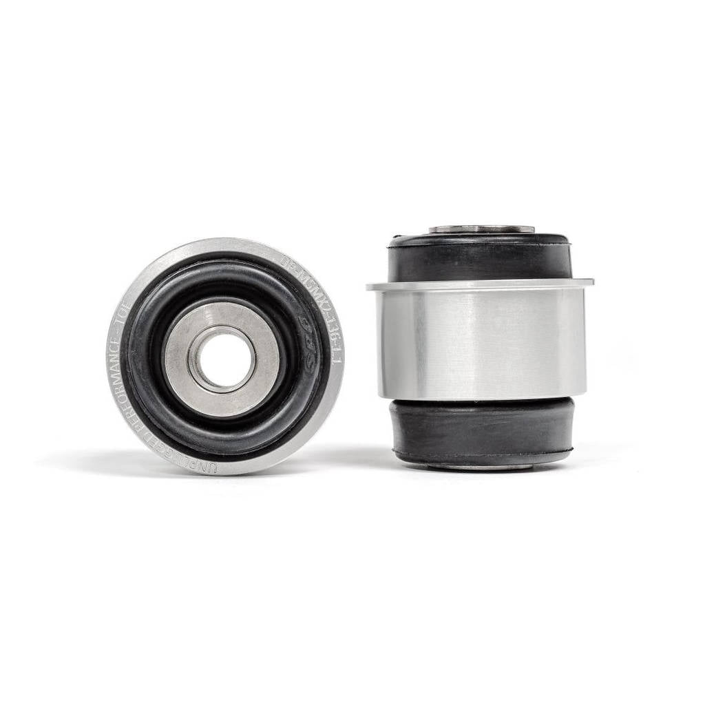UNPLUGGED PERFORMANCE UP-MSMX2-136-1.1 Pikes peak spec rear sealed spherical 6pc bushing upgrade kit for TESLA Model S / Model X 2021 Photo-1