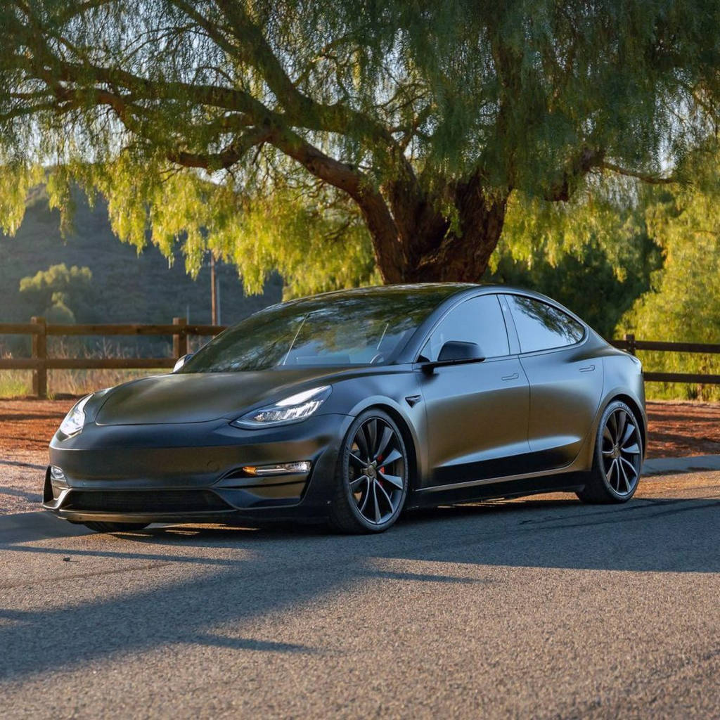 UNPLUGGED PERFORMANCE UP-M3-302-11.1 Ascension Front Fascia System, No Sensor Holes, Unpainted Urethane for TESLA Model 3 Photo-8