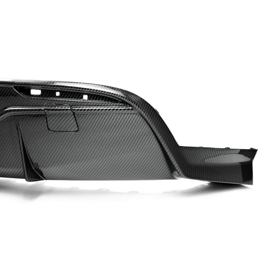 UNPLUGGED PERFORMANCE UP-MY-369-1.1 Ascension Rear Diffuser with Hitch Cover & Tow Hook Cover, Autoclaved Dry Carbon Fiber, Gloss for TESLA Model Y Photo-4
