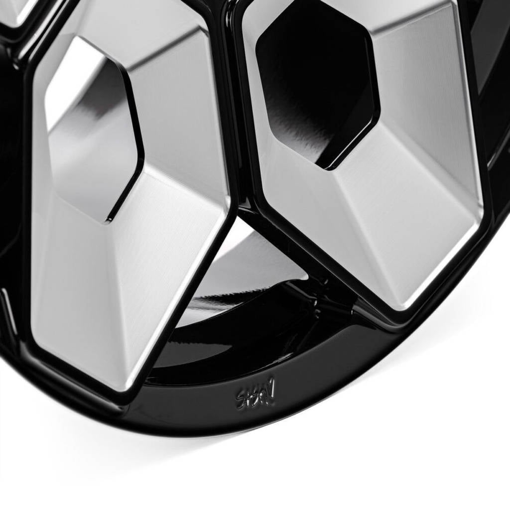UNPLUGGED PERFORMANCE UP-CYBRHEX-DBL-005 Single Wheel UP CYBRHEX 21x10.5+35 - 5x114.3 / 5x120, Double Drilled, Satin Titanium for TESLA Cybertruck / Model Y Photo-20