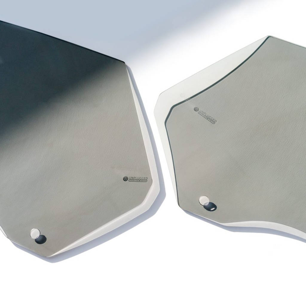 UNPLUGGED PERFORMANCE UP-MS2-122-1.1 Rear Door Window Pair Replacement, Lexan for TESLA Model S 2021 Photo-23
