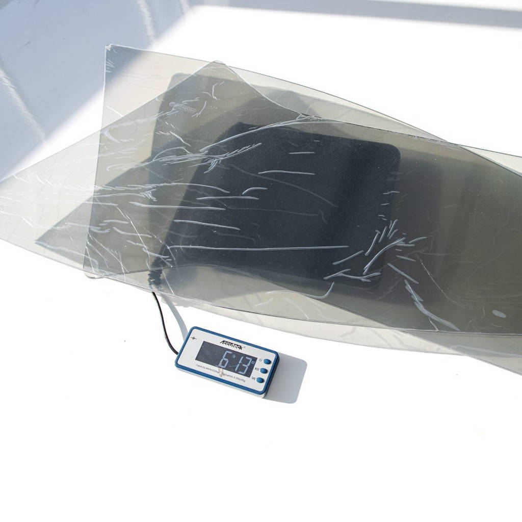 UNPLUGGED PERFORMANCE UP-MS2-123-1.1 Rear Windshield Replacement, Lexan for TESLA Model S 2021 Photo-5