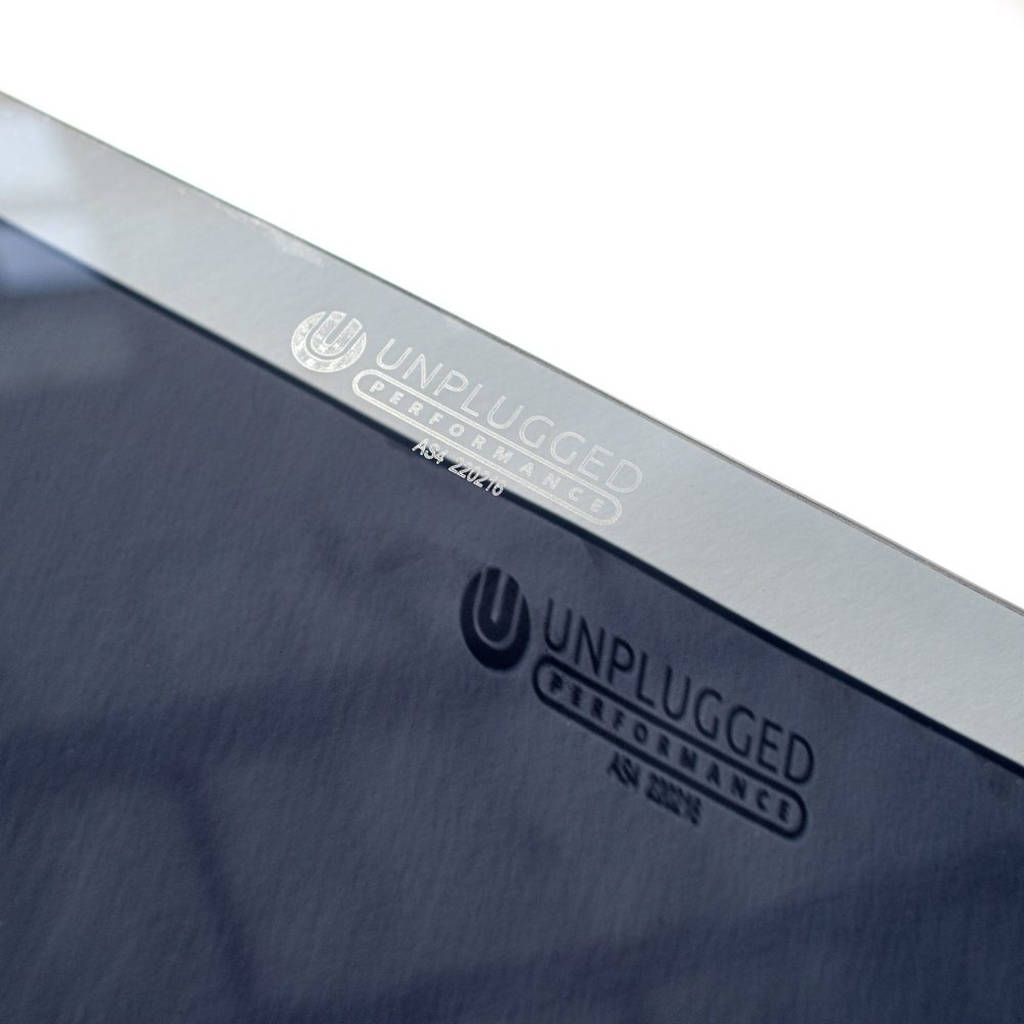UNPLUGGED PERFORMANCE UP-MS2-123-1.1 Rear Windshield Replacement, Lexan for TESLA Model S 2021 Photo-8