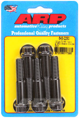 ARP 643-2250 SAE Bolt Kit 7/16-14 x 2.250 12pt black oxide bolts Photo-0