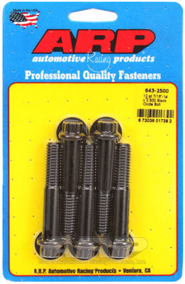 ARP 643-2500 SAE Bolt Kit 7/16-14 x 2.500 12pt black oxide bolts Photo-0