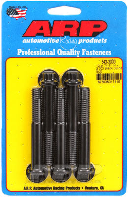 ARP 643-3000 SAE Bolt Kit 7/16-14 x 3.000 12pt black oxide bolts Photo-0