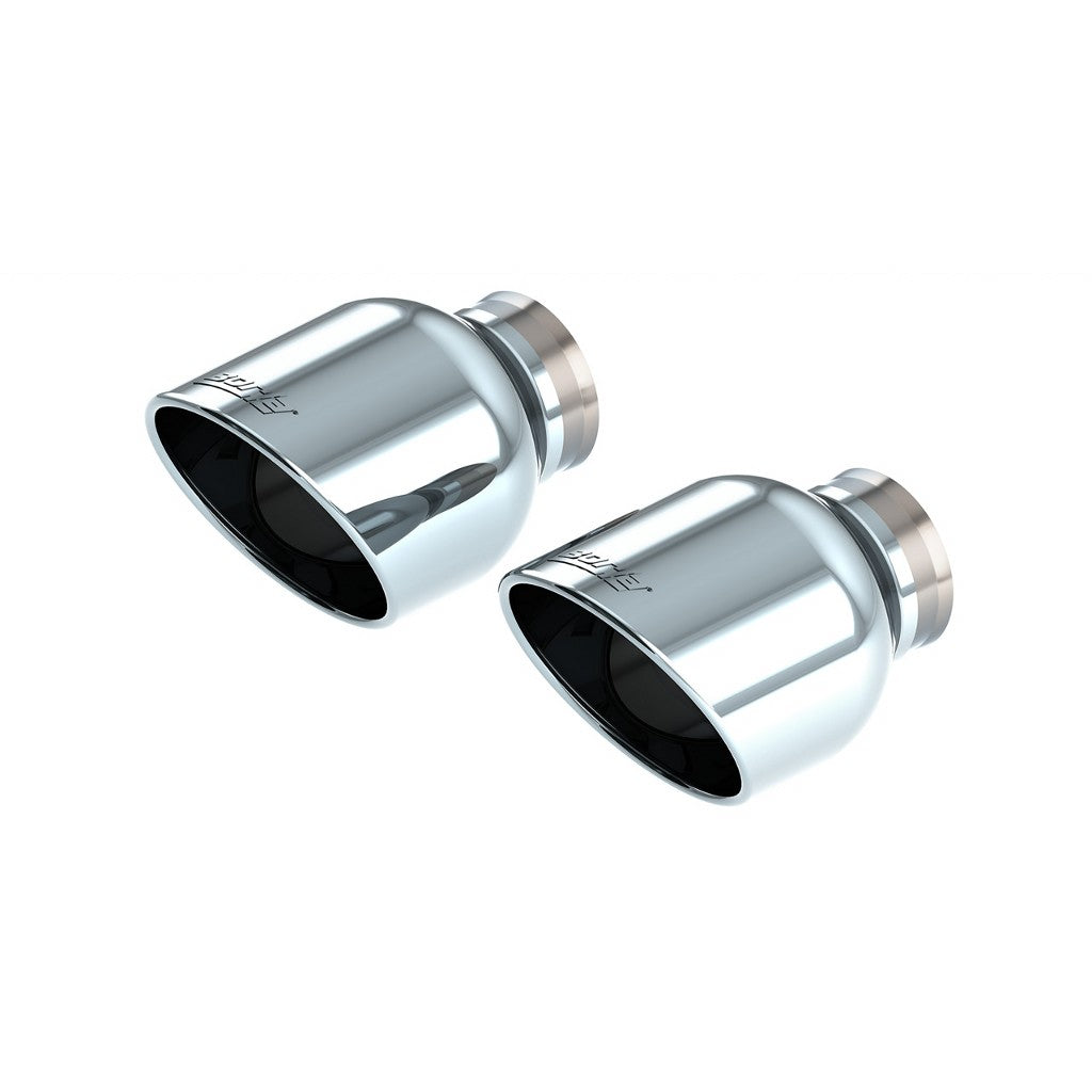 BORLA 60729 Exhaust optional tips (pair) - 5" OUTLET BRIGHT CHROME for CHRYSLER 300C 2023/ DODGE CHARGER '15-'24 Photo-0