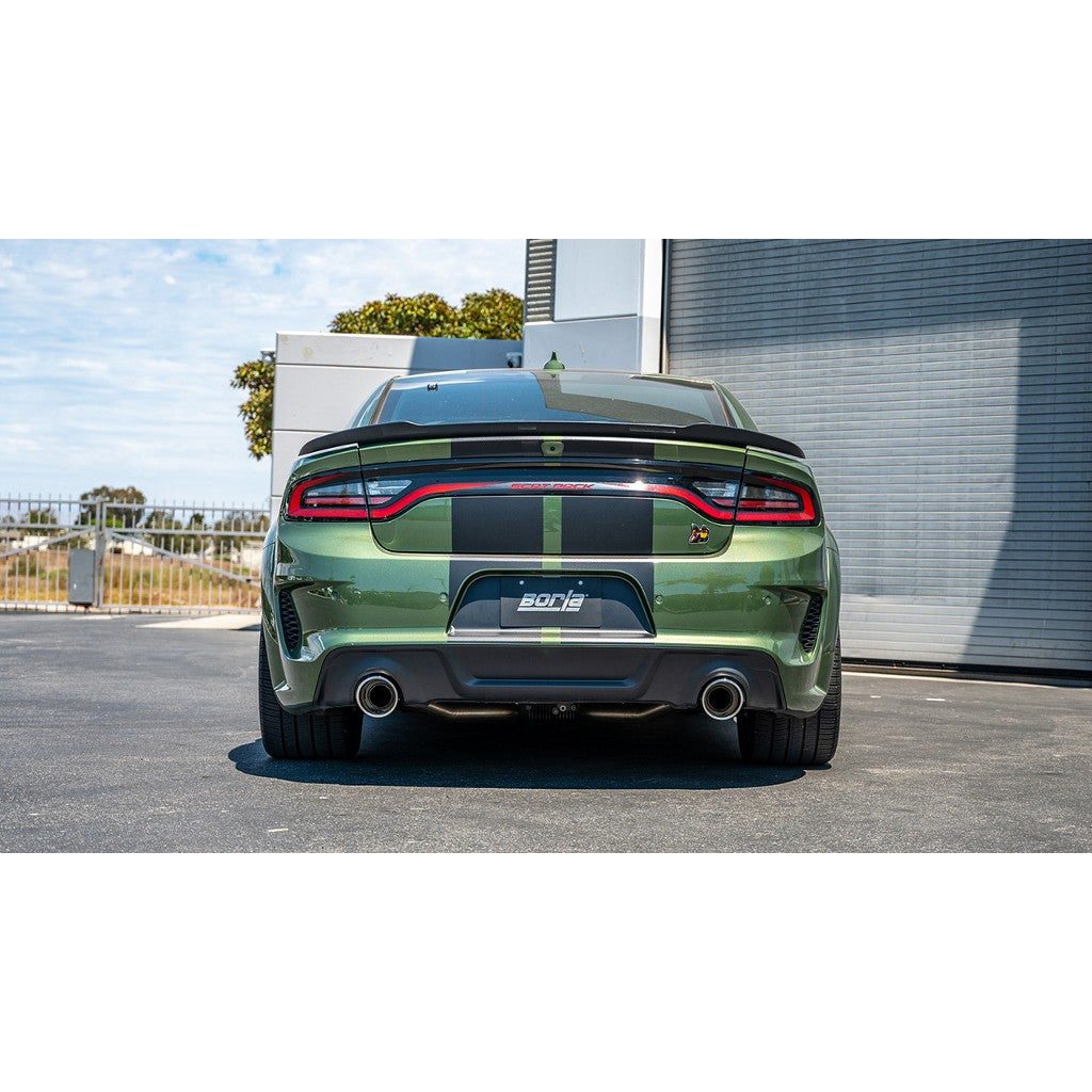 BORLA 60729 Exhaust optional tips (pair) - 5" OUTLET BRIGHT CHROME for CHRYSLER 300C 2023/ DODGE CHARGER '15-'24 Photo-1