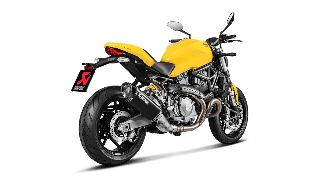 AKRAPOVIC S-D12SO8-RTBL DUCATI MONSTER 821 2017-2019 Slip-On Line (Titanium) Photo-2