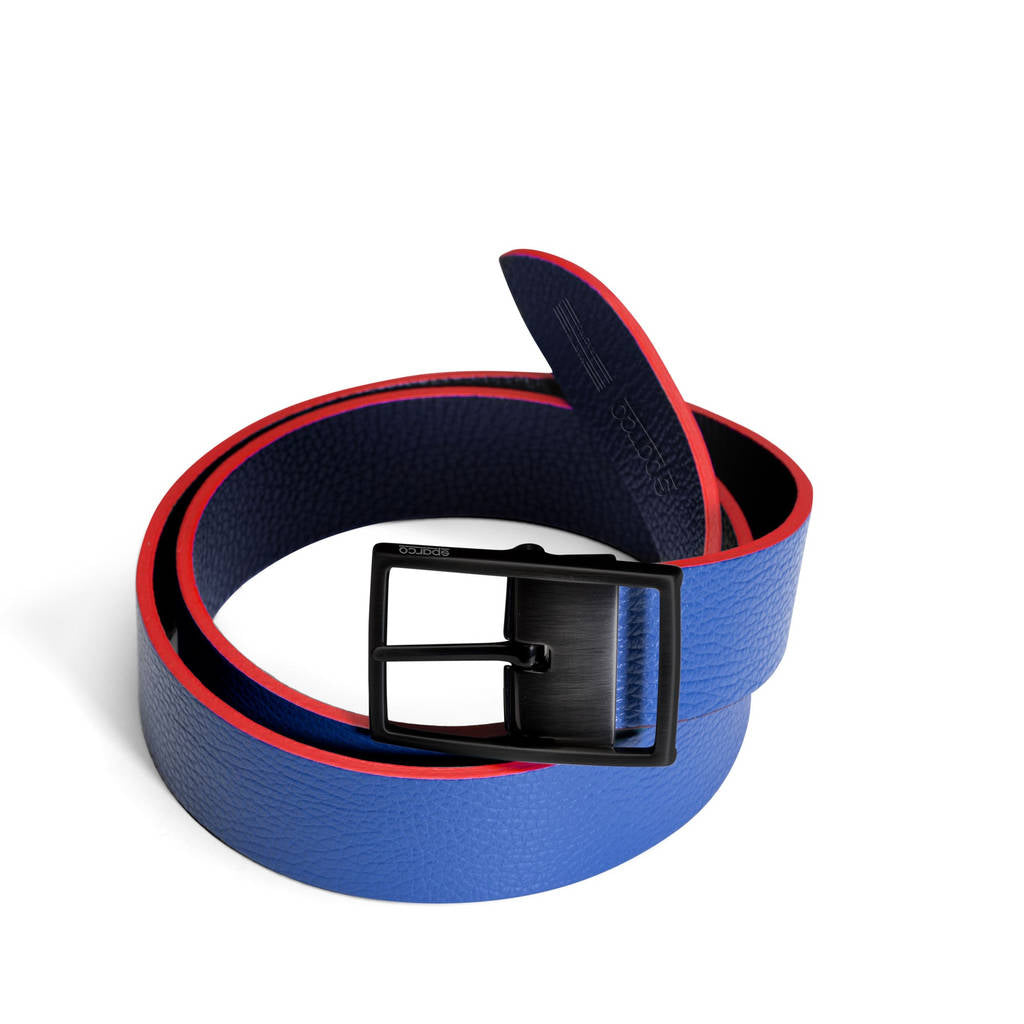 SPARCO 099149MRN3 Leather belt double face MARTINI RACING 115 cm Photo-1
